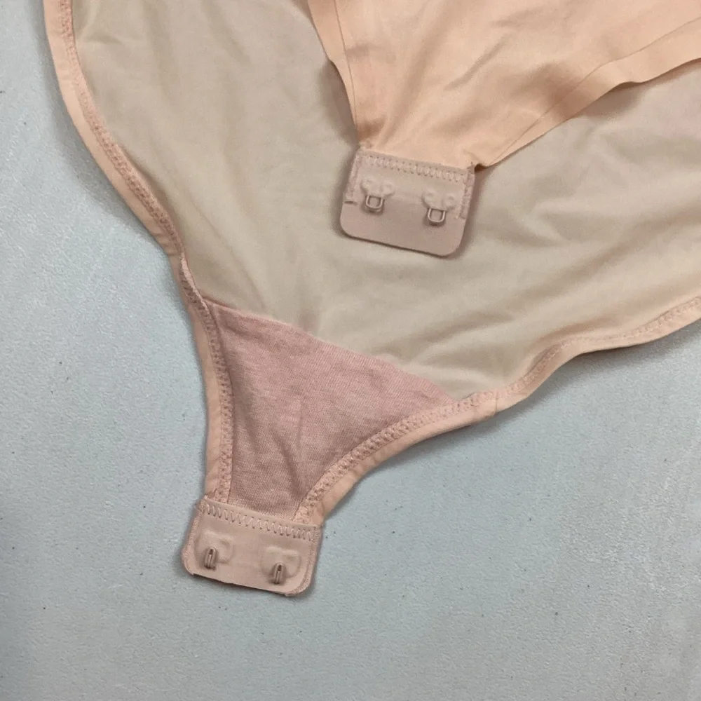 Spanx Haute Contour Deco Sweetheart Pink Panty Bodysuit Bodyshaper 34B